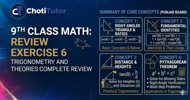 class 9 math review exercise 6