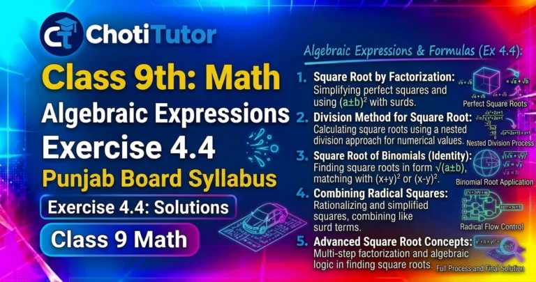 9th class maths exercise 4.4 solutions